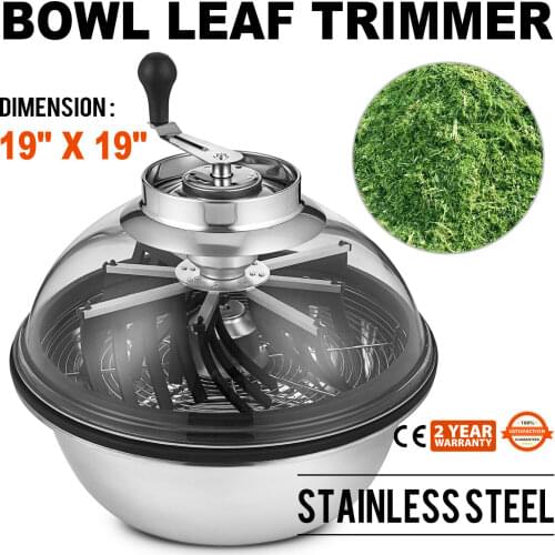 Bowl Trimmer Bowl Hydroponic Trimmer Manual Trimmer Leaf Gem Trim Harvester Cutter Twisted Spin Cut for Plant Bud and Flower