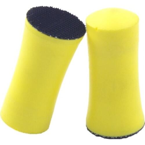 1 Inch (25mm) PU Foam Hand Hook & Loop Back-up Sanding Pad Abrasive Tools For Woodworking Small Area Accurately Polishing