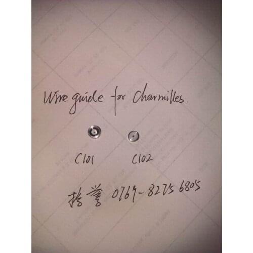 1 pcs 100432511 upper +1 pcs 100430586 lower guide as one set and 2 pcs 100441275 eye centering for Charmilles EDM wire cut