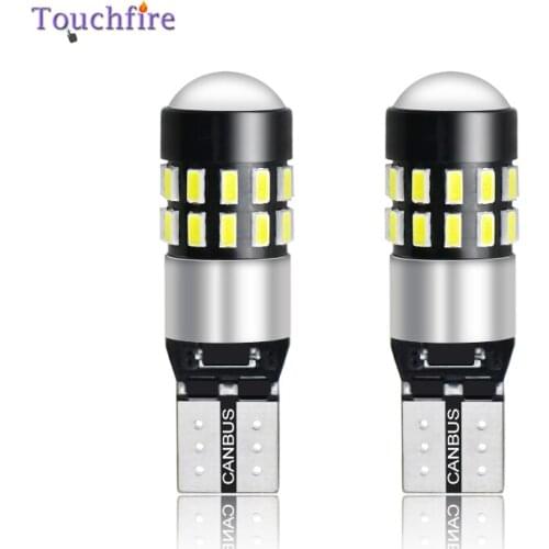 10PCS Auto T10 W5W 194 Canbus LED Bulb 3014SMD 30LED Dome Car interior lighClearance License Number Plate Light 6000K 12-24V