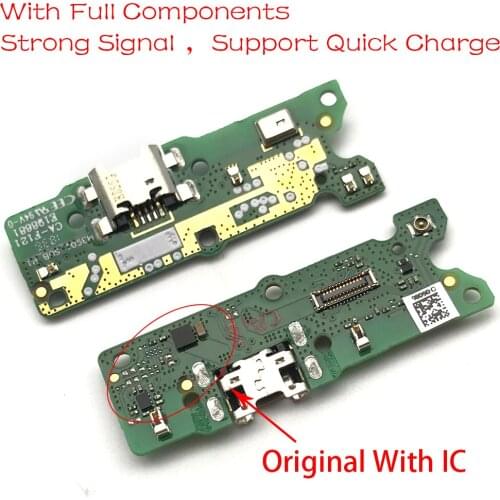 10Pcs/Lot, USB Charger Dock Connector Charging Port Microphone Flex Cable For Motorola Moto E6 Play Replacement Parts