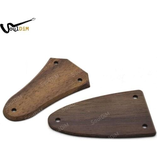 12pcs Rosewood 3 Holes Cover Plate Guitar Truss Rod Cover Durable Bell-shaped for Gibs-on LP Guitarra Accessories