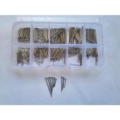 300PCS M1 M1.5 Stainless Steel Bayonet Hair Pin Locating U-type Pins Assortment High Quality