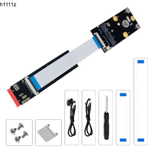 M.2 Wifi Adapter M.2 NGFF Key B+M to Mini PCI-E Wifi Network Card M.2 to Mini PCI Express Wifi Bluetooth Adapter with FFC Cables