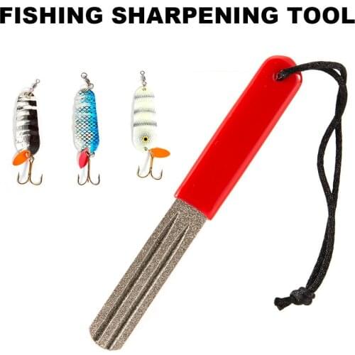Diamond Fishing Hook Hone Fishhook Sharpening Grinding Fishing Tackle Accessories Fishing Hook Sharpening