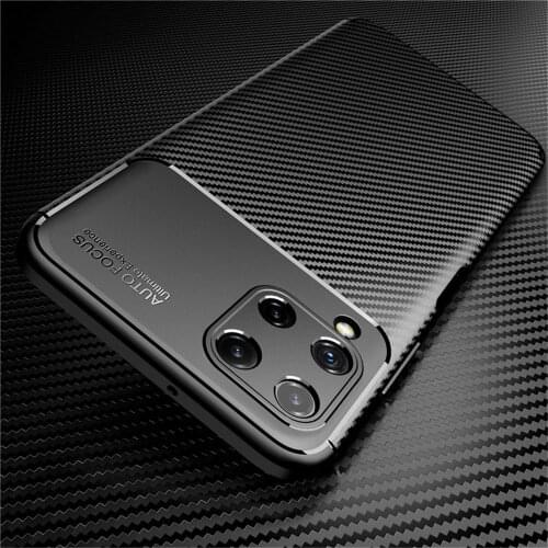 For Samsung Galaxy A22 4G Case Carbon Fiber Shockproof Matte Phone Cover Sumsung A 22 22A 4G A225F 2021 Protection Bumper Fundas