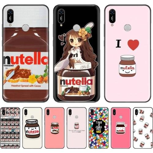 Funny Chills Pills Chocolate Nutella Phone Case For Huawei Y5 Y6 II Y7 Y9 PRIME 2018 2019 NOVA3E P20 PRO P10 Honor 10