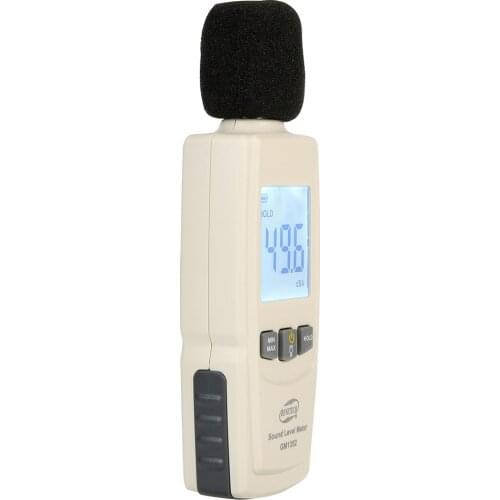 30-130dB Digital Sound Level Meter Noise Tester GM1352 In Decibels LCD Screen Noisemeter With Blister Pack