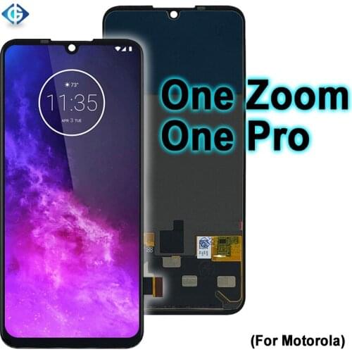 6.39'' Screen For Motorola For Moto One Zoom LCD Display Touch Screen Digitizer Assembly for Moto One Pro Display Pantalla