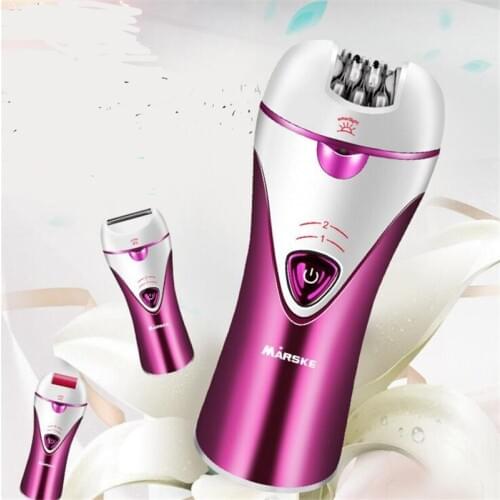 All in one electric women body grooming kit uderarm leg bikini hair clipper removal epilator lady shaver haircut trimmer tweezer