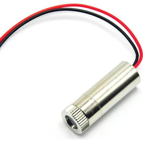 Focusable 830nm 20mW IR Infrared Dot Diode Laser Module 3-5V 12x35mm w/Driver-in