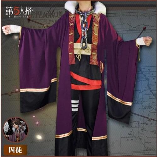 Game Identity V Luca Balsa Linkage Kimono Gorgeous Uniform Cosplay Costume Full Set Halloween Carnival Party Suit for Men Adult