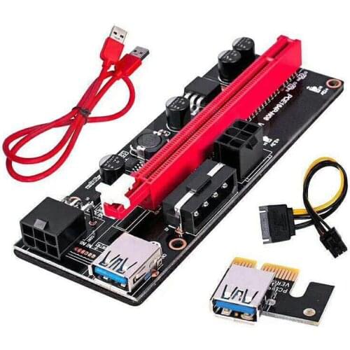 60Cm Ver009S Pci-E Riser Card Pcie 1X To 16X Usb 3.0 Data Cable Bitcoin Mining