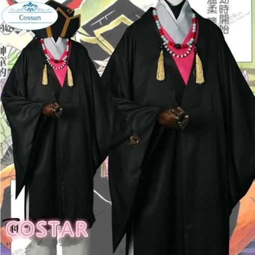 Anime Demon Slayer Kimetsu no Yaiba Douma Kimono Uniform Cosplay Costume Halloween Suit For Women Men Outfit New