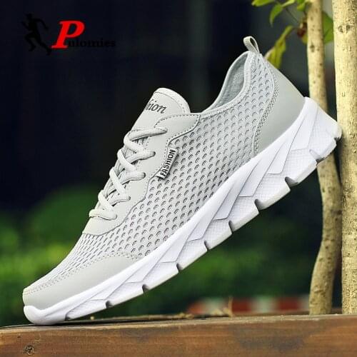 Summer Men Sneakers Couple Shoes Breathable Light Mesh Sneakers Sport Shoes Women Shoes Man Tennis Shoes Men Walking Sneakers