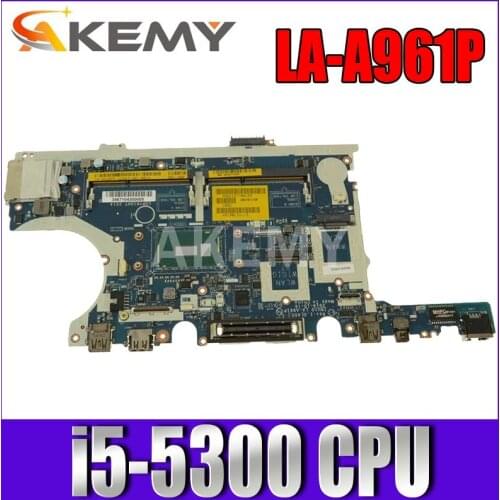 For dell latitude 7450 E7450 Laptop motherboard 0R1VJD R1VJD CN-0R1VJD LA-A961P mainboard i5-5300 tested well
