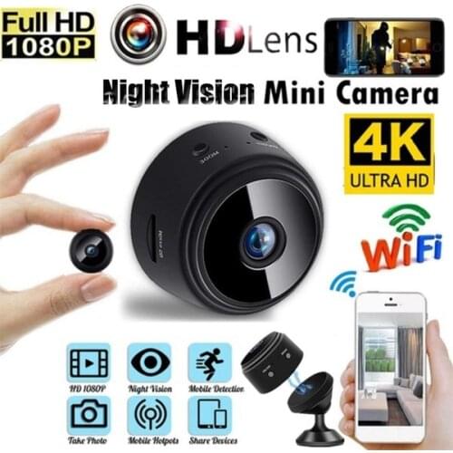 1080P Wifi Mini Camera Home Security P2P Camera WiFi Night Vision Wireless Surveillance Camera Remote Monitor Phone App