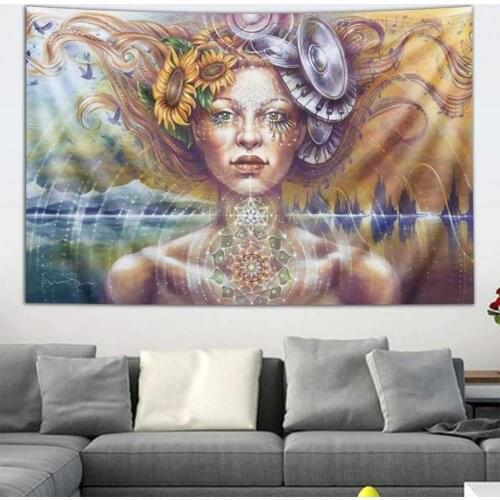 Wall Tapestry Psychedelic Hanging Modern Art
