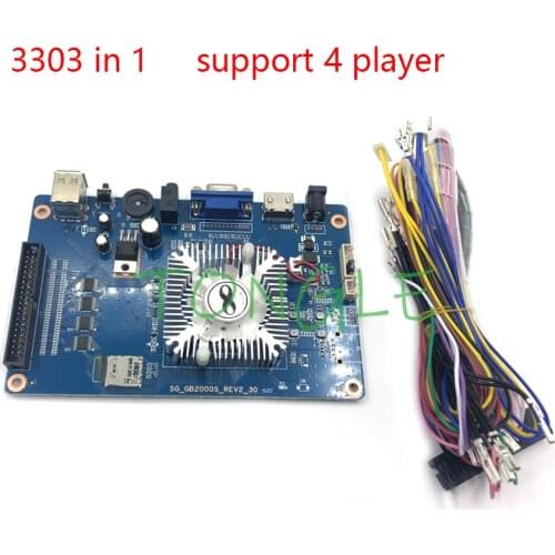 Newest Pandora X 3303 in 1 Retro Arcade Games PCB Board 15*3D Games + 3288*2D Games HDMI VGA Output Motherboard