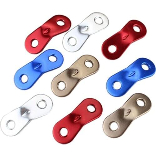 2021 New 5Pcs Quick Knot Tent Wind Rope Buckle 2 Hole Antislip Camping Hiking Tightening Hook Wind Rope Buckles Dropping Hot