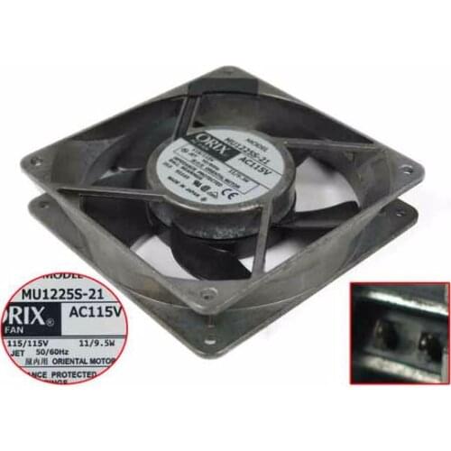 ORIX MU1225S-21 DC 115V 11/9.5W 220x120x25mm Server Cooling Fan
