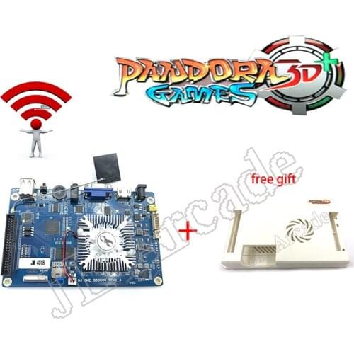 Pandora Games 3D Wifi 8000 in 1 Box Family Version for Arcade Cabinet Video Game Console Jamma Gamepad Motherboard FBA MAME PS