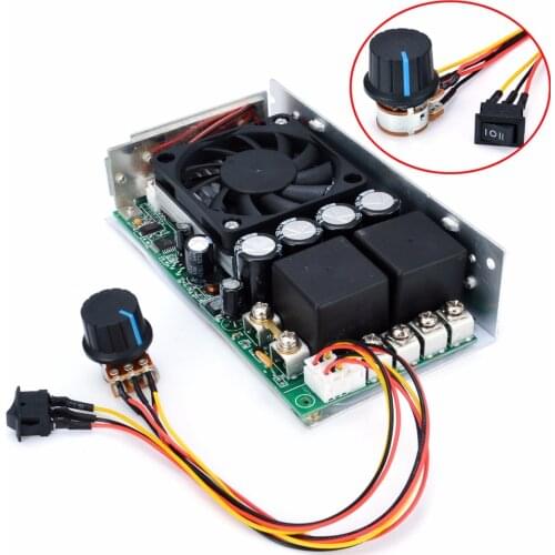 DC Brush Motor Speed Controller Programable Reversible PWM Control 10-50V 100A 3000W 145x80x40mm Motor Speed Controllerl