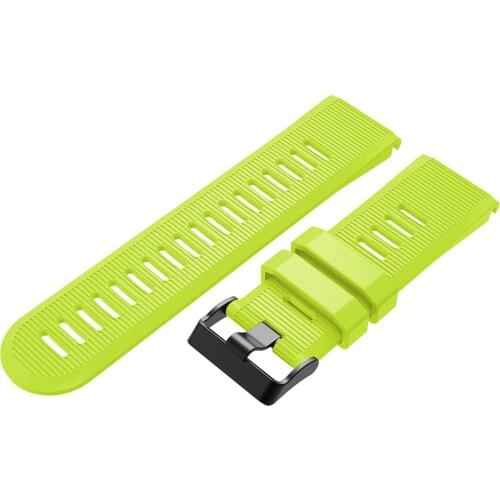 SOONHUA Silicone Watch Band Strap Quick Detach Stylish Watch Bracelet Straps For Garmin Fenix 3/3 Hr/5x/5x Plus Watch​ Wristband