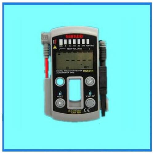 SANWA HG561H Insulation Tester Small Size 7 Test Voltage Ranges Insulation Resistance Tester