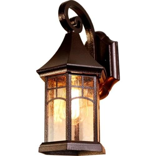 Outdoor Waterproof Wall Lamp Ip65 led Doorway Outdoor Lighting Wall Lamp European Villa Balcony Corridor led Light Street Lamps