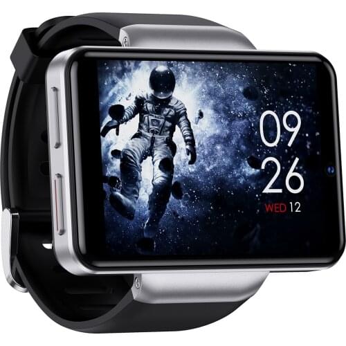 DOMIWEAR 2.41'' 4G Smart Watch SIM Card 3GB+32GB 2080mAh Dual Camera Music Free Video Chat Face Unlock IP67 Waterproof Sports