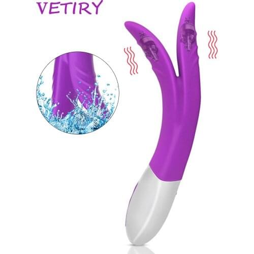 Rabbit Vibrator G Spot Massager Multispeed Sex Toy Dual Motors Vibrators For Women Sex Products For Couple Clit Nipple Massage