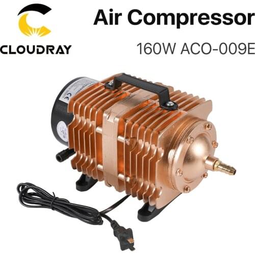 Cloudray 160W Air Compressor Electrical Magnetic Air Pump for CO2 Laser Engraving Cutting Machine ACO-009E