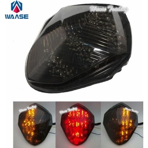 Waase For Suzuki GSXR1000 GSXR 1000 K3 K4 2003 2004 Rear Tail Light Brake Turn Signals Integrated LED Light