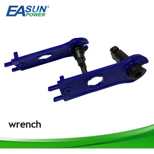 1Pair Solar Panel Connector Blue ABS Plastic Pocket Connector Disconnect Tool Spanners Wrench