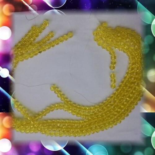 10mm 10strand Crystal Beads Glass Crytal Footabll Beads Home Decoration DIY Hanging