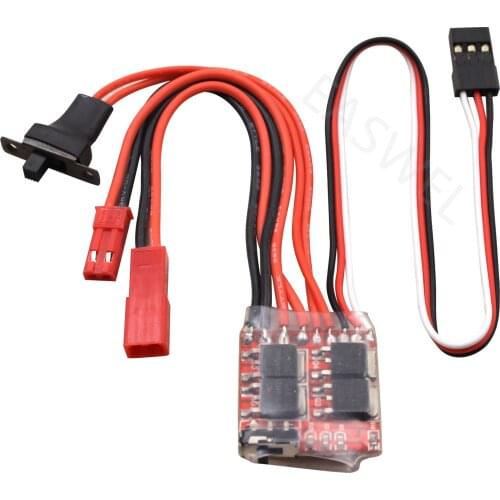20A RC 20A ESC Brush Motor Speed Controller w/ Brake For RC Car Boat Tank Parts
