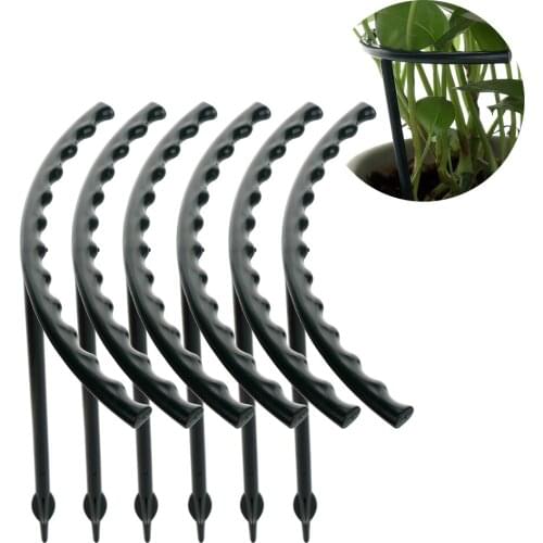 6pcs/set Plant Support Frame DIY Artificial Mini Climbing Trellis Flower Stand Garden Tool Plastic U Shape Plant Flower Support