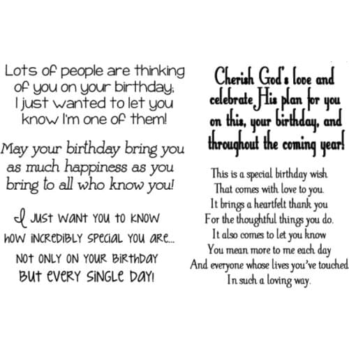 English sentence Clear Stamp Or stamp for DIY Scrapbooking/Card Making/Kids Fun Decoration Supplies A209