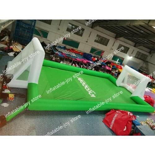 Free ship to door!10*5*2m kids inflatable soccer field football court,inflatable soap football field