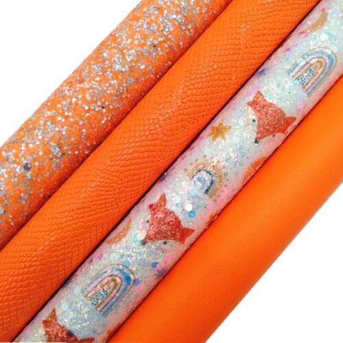 Mixed Colors Glitter Fabirc, Suede Glitter Synthetic Leather Fabric Sheets For Bow A4 21x29CM Twinkling Ming XM637