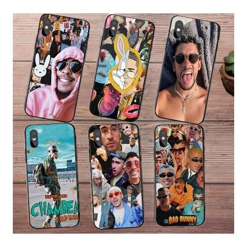 Yo Perreo Sola Bad Bunny candy phone case For iPhone 11 Pro XS MAX XR X 7 8 6Plus SE 2020 Candy Soft Silicone Phone Cover Bag