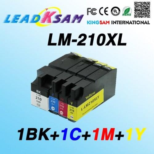 4x 210XL Ink Cartridge compatible For Lexmark210 210 OfficeEdge Pro4000c Pro4000 Pro5500 Pro5500t