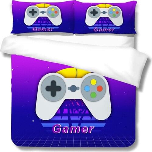 Xbox Game Handle Printed 3D Bedding Set Luxury Duvet Cover Sets Pillowcase Fashionable Soft Creative Room Decoration