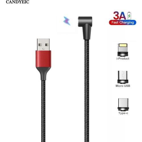 CANDYEIC USB Type C Magnetic cable for vivo Y70/Y70s Charging Cable Mobile phones wire