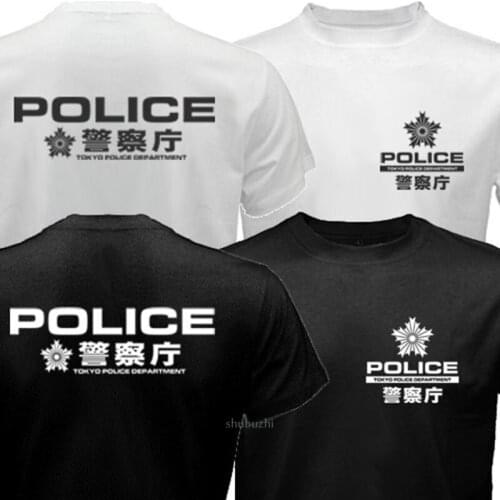 New Rare Japan Keishicho Tokyo T-shirt Mens Tees Shirt 100% Cotton Tshirt Adults euro size free shipping sbz8347