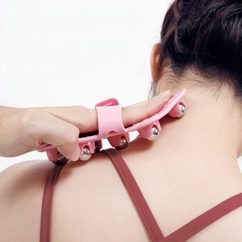 New massager seven marbles massager muscle fitness Leg Massager 60 degree rotation steel ball Leg Massager Fitness Massage