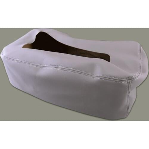 Gray Microfiber Leather Console Lid Seat Armrest Top Cover fit for Silverado Suburban Tahoe Sierra 2007-2013