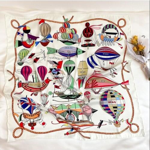 Silk Scarf Hand Rolled Edges Womens Satin Scarves Silk Square Scarf 90x90 Designer Silk Head Scarfs For Women 90cm scarves