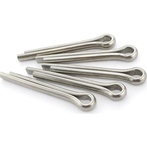 20pcs M4 304 stainless steel opening pins bayonet insert pin whistle Hairpin dowels U-shaped dowel GB91 20mm-70mm length